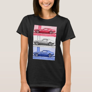 Vintage Usa Classic Muscle Auto A Red White Blue G T-Shirt