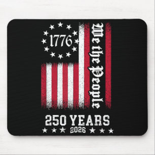 Vintage usa flag 250th anniversary independence da mouse mat