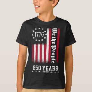 Vintage usa flag 250th anniversary independence T-Shirt