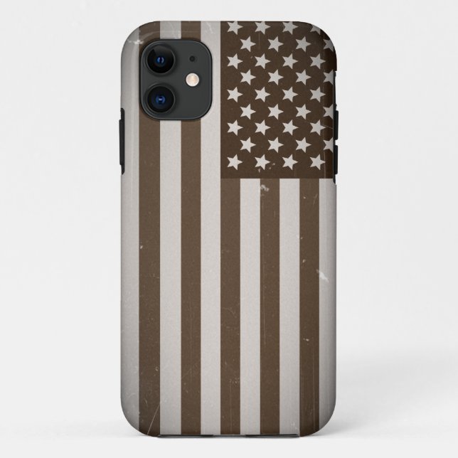 Vintage USA Flag Case-Mate iPhone Case (Back)