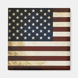 Vintage USA Flag Magnet