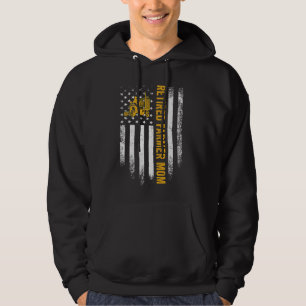 Vintage Usa Flag Proud Retired Farming Farmer Trac Hoodie