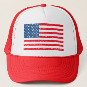 Vintage Usa flag  Trucker Hat