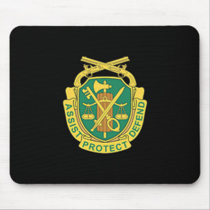 Vintage Usa Military Police Corps Logo Veteran Pat Mouse Mat