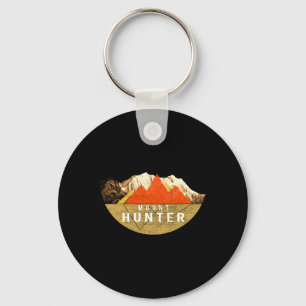 Vintage Usa Mountain Hiking - Mount Hunter Key Ring