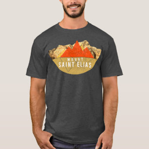 Vintage USA Mountain Hiking Mount Saint Elias  T-Shirt