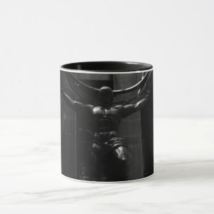 Vintage USA New York rockefeller Atlas statue Mug