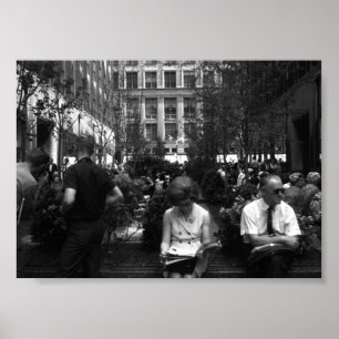 Vintage USA New York Rockefeller Centre Poster