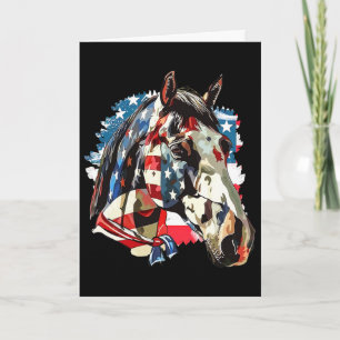 Vintage Usa Patriotic American Flag 4th Of July Ho Card