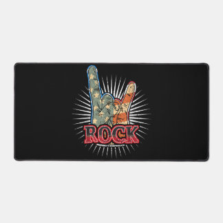 Vintage USA Rock - Band Concert Poster 70s 80s Desk Mat