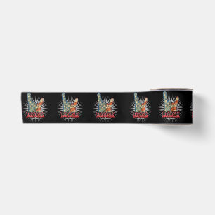 Vintage USA Rock - Band Concert Poster 70s 80s Satin Ribbon