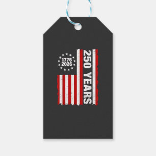 Vintage USA Semiquincentennial 250th Anniversary  Gift Tags