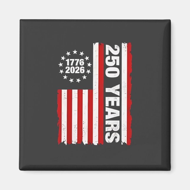 Vintage USA Semiquincentennial 250th Anniversary  Magnet (Front)