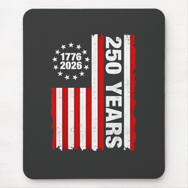 Vintage USA Semiquincentennial 250th Anniversary  Mouse Mat (Front)