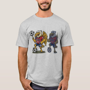 Vintage USA Soccer Eagle Mascot 94 T-Shirt