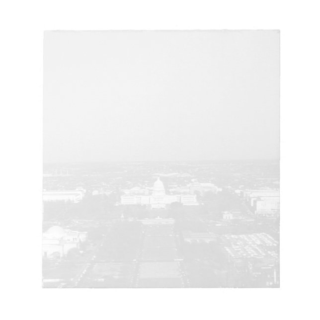 Vintage USA Washington Capitol overview 1970 Notepad (Front)