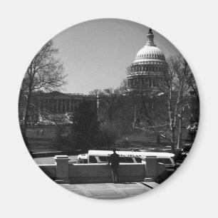 Vintage USA Washington The Capitol street Magnet