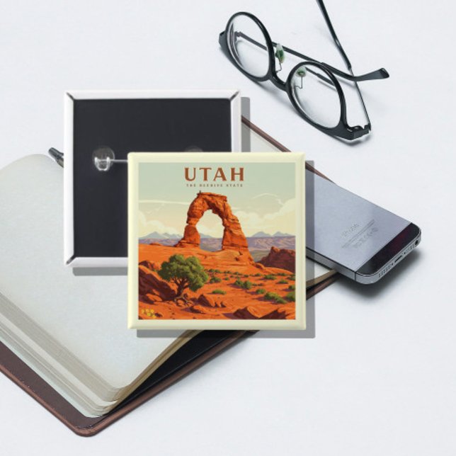 Vintage Utah 15 Cm Square Badge (Creator Uploaded)