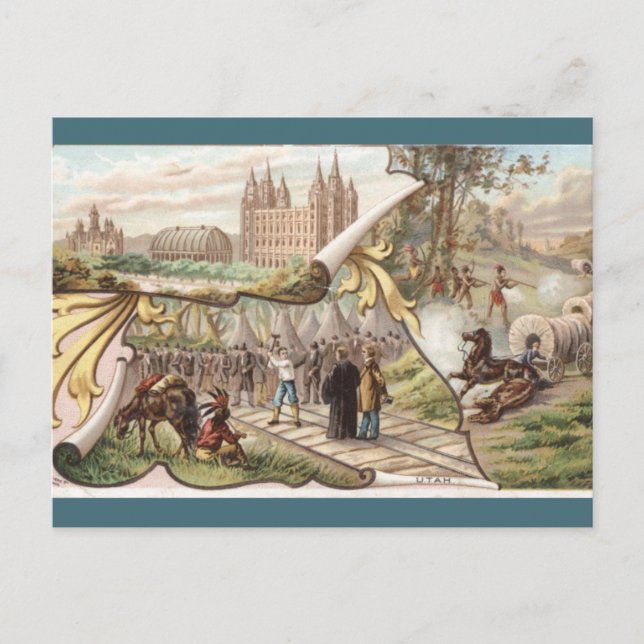 Vintage Utah Postcard (Front)