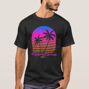 Vintage Vacation Caribbean Sea Travel Antigua and  T-Shirt