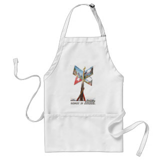 Vintage Vacation in Switzerland Standard Apron
