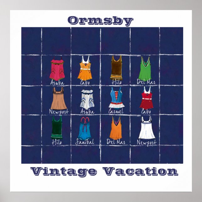 Vintage Vacation - poster (Front)