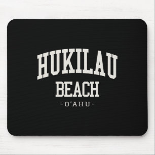Vintage Vacation Souvenir Hukilau Beach Oahu Hawai Mouse Mat