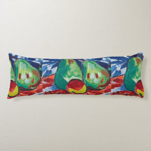 Vintage Vaclav Spala Still life with pears Red Blu Body Cushion