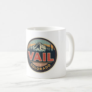 vintage Vail colorado outdoor cable car souvenirs  Coffee Mug