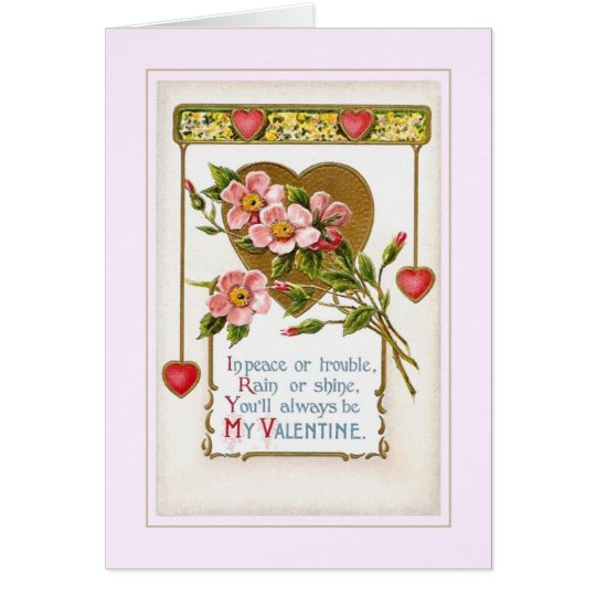 Vintage Valentine Card
