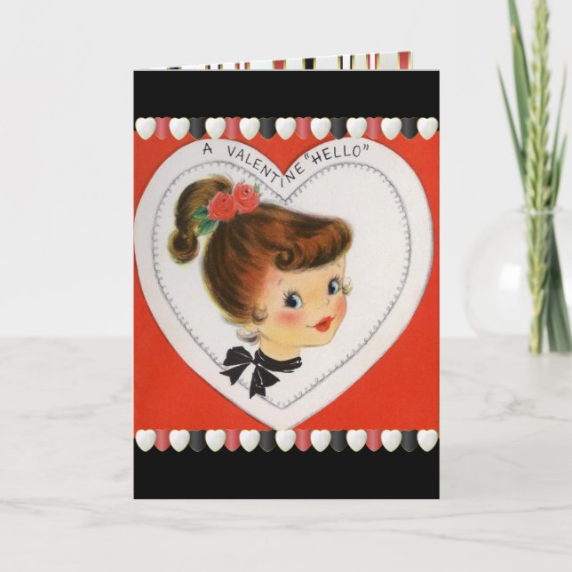 Vintage Valentine Card for Kids (Front)