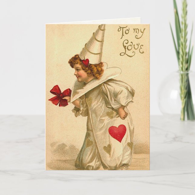 Vintage Valentine Card for Kids (Front)