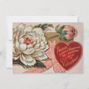 Vintage Valentine custom invitations