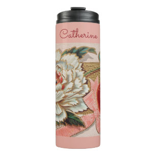 Vintage Valentine custom name tumbler