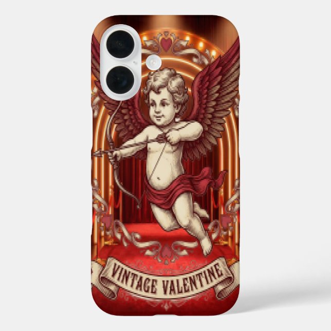 Vintage Valentine Day  Case-Mate iPhone Case (Back)