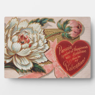 Vintage Valentine desk plaque