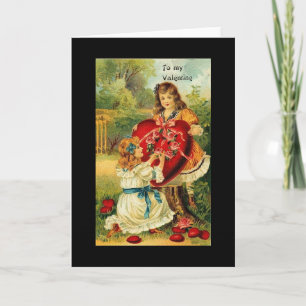Vintage Valentine Holiday Card