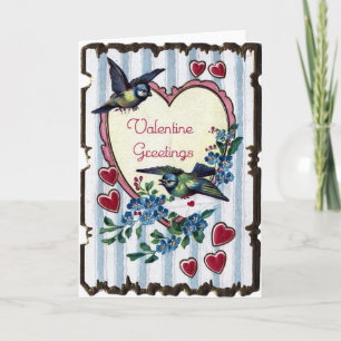 Vintage Valentine Holiday Card