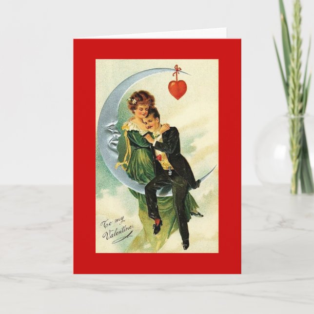 Vintage Valentine Holiday Card (Front)