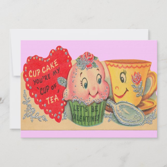 Vintage Valentine Invitations (Front)