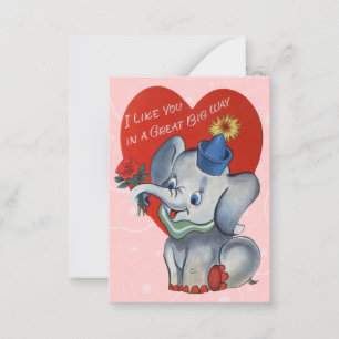 Vintage Valentine Kid Cards