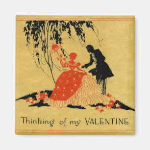 Vintage Valentine Magnet