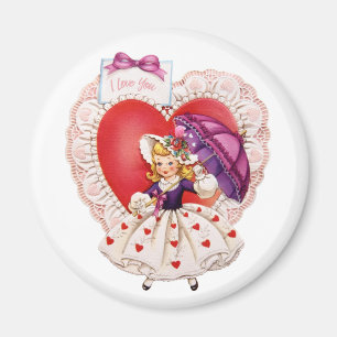 Vintage Valentine magnet