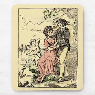 Vintage Valentine Mouse Mat