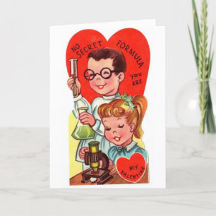 Vintage Valentine - No Secret Formula, Holiday Card