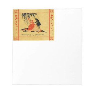 Vintage Valentine Notepad