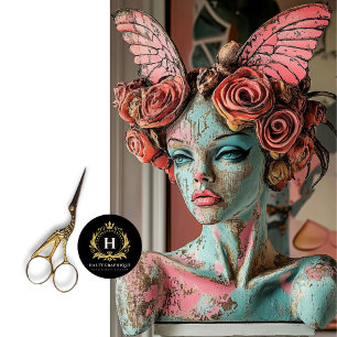 Vintage Valentine Paris Gargoyle Decoupage  Tissue Paper