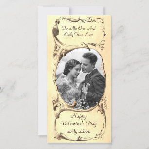 Vintage Valentine Photo Card