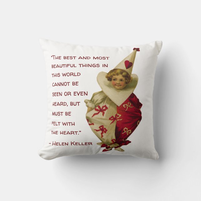 Vintage Valentine Pillow (Front)