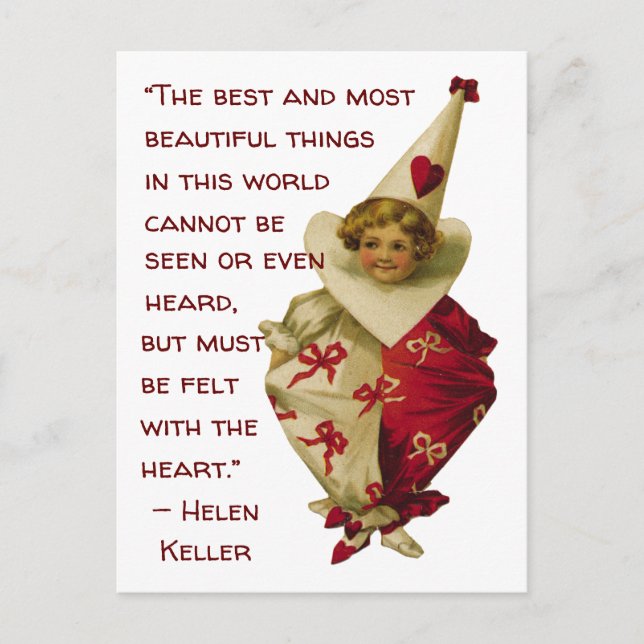 Vintage Valentine Postcard (Front)